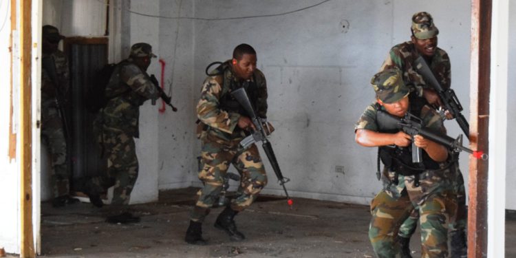 OFFICERS IN THE TACTICAL UNIT BENEFIT FROM SPECIALISED TRAINING AT TRADEWINDS