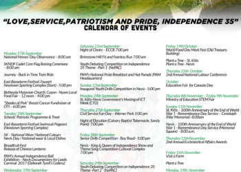 OFFICIAL CALENDAR OF ACTIVITIES FOR CELEBRATION OF INDEPENDENCE 35