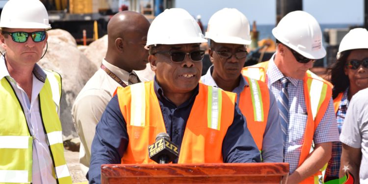 SECOND CRUISE PIER CONSTRUCTION IN ST. KITTS MOVES INTO PILING STAGE