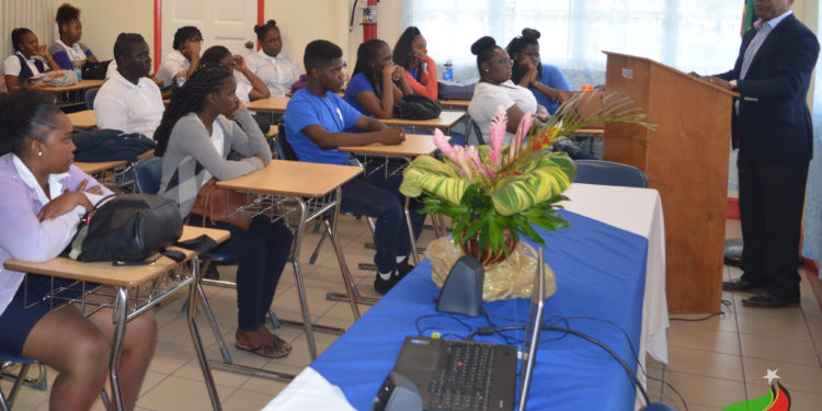 CFBC HOSPITALITY STUDENTS RECEIVE WORDS OF ENCOURAGEMENT FROM MINISTER OF TOURISM