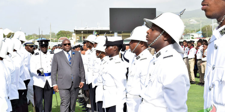 RSCNPF RECRUITS AND CUSTOMS AND EXCISE DEPARTMENT TAKE TOP HONOURS AT INDEPENDENCE CEREMONIAL PARADE