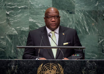 PM HARRIS AND PREMIER BRANTLEY REPRESENTING ST. KITTS AND NEVIS AT THE 73RD SESSION OF THE UN GENERAL ASSEMBLY