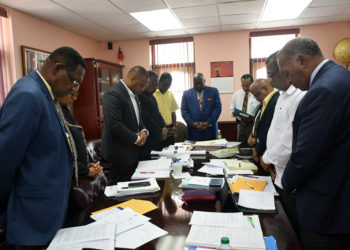 GOVERNMENT MINISTERS PARTICIPATE IN NATIONAL DAY OF PRAYER DURING CABINET MEETING