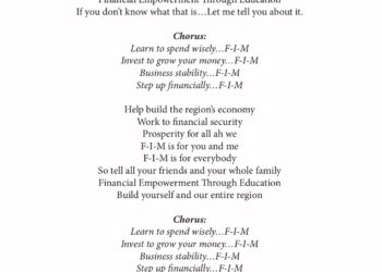 Financial Information Month Jingle