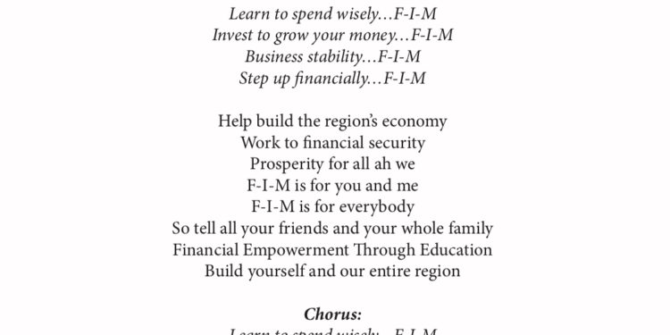 Financial Information Month Jingle