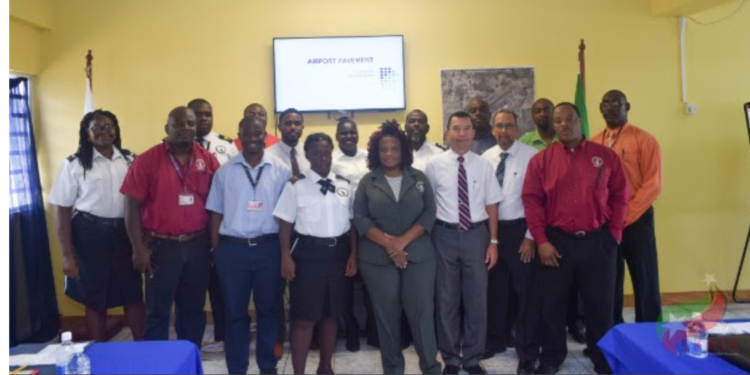 AIRPORT STAFF FROM BOTH ST. KITTS AND NEVIS ENGAGES IN AVIATION SAFETY AND SAFETY MANAGEMENT TRAINING