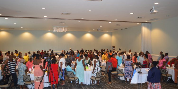 OLDER PERSONS IN ST. KITTS ATTEND SPECIAL LUNCHEON AT THE ROYAL ST. KITTS HOTEL
