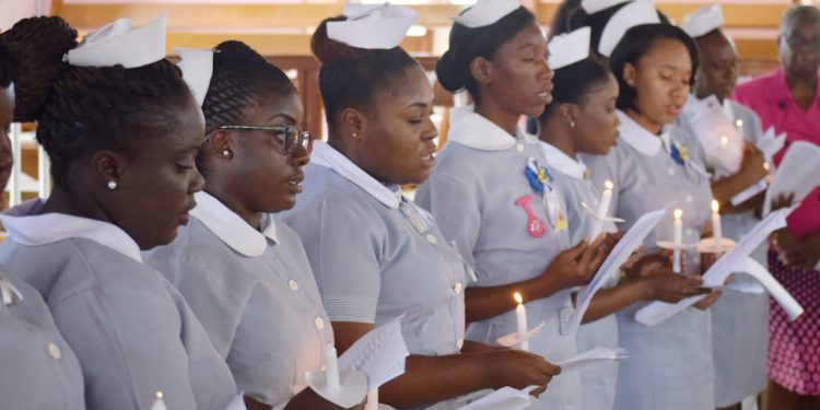 CFBC HOLDS INAUGURAL CAPPING AND STRIPING CEREMONY FOR BScN STUDENTS