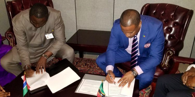 St. Kitts and Nevis and The Gambia sign Mutual Visa Waiver Agreement