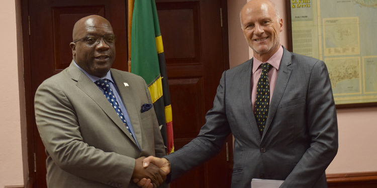 PM HARRIS HOLDS DISCUSSIONS WITH ITALIAN SPECIAL ENVOY TO THE CARIBBEAN COUNTRIES, HIS EXCELLENCY ROBERTO NATALI