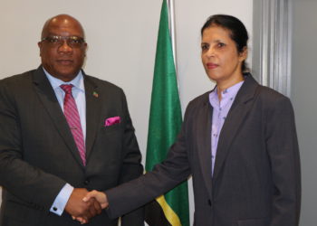 CARICOM DEPUTY SECRETARY-GENERAL UPDATES PM HARRIS ON THE SECRETARIAT’S NEW RESULTS-BASED MANAGEMENT SYSTEM