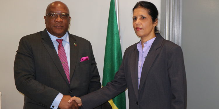 CARICOM DEPUTY SECRETARY-GENERAL UPDATES PM HARRIS ON THE SECRETARIAT’S NEW RESULTS-BASED MANAGEMENT SYSTEM