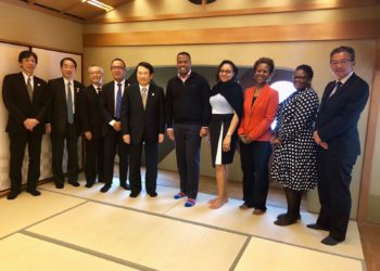 Minister Brantley engages with Osaka Prefecture Government Officials