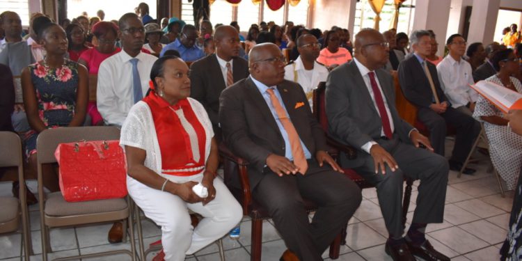 WEST BASSETERRE SHARES IN PM HARRIS’ 25TH ANNIVERSARY CELEBRATIONS WITH SERVICE AT ANTIOCH BAPTIST CHURCH
