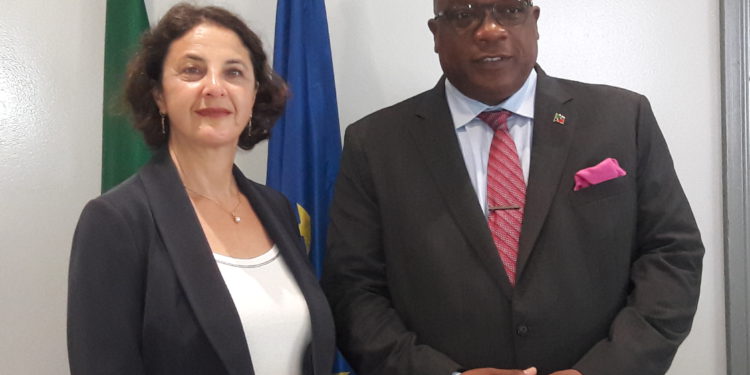 TAXATION MATTERS AND HURRICANE ASSISTANCE AMONG ISSUES ADDRESSED DURING MEETING WITH PM HARRIS AND EU AMBASSADOR