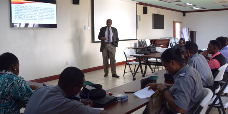 POLICE OFFICERS RECEIVE TRAINING IN NATIONAL, REGIONAL AND INTERNATIONAL SECURITY