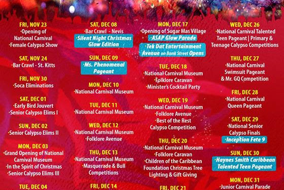 CARNIVAL IN ST. KITTS-NEVIS HAS TRANSFORMED OVER THE YEARS, SAYS MINISTER HAMILTON