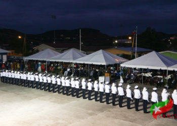 SENIOR MINISTER AMORY COMMENDS 34 NEW GRADUATING POLICE OFFICERS