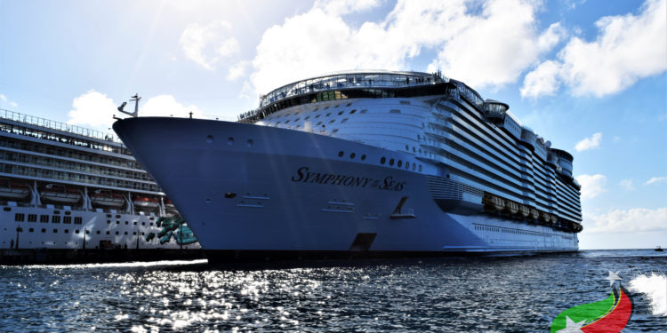 WORLD’S LARGEST CRUISE SHIP DOCKS AT PORT ZANTE, BRINGING THOUSANDS OF VISITORS TO THE SHORES OF ST. KITTS-NEVIS