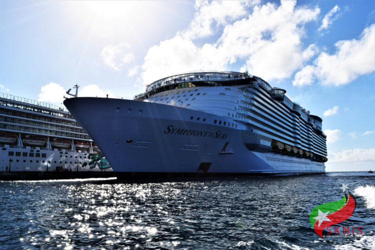 WORLD’S LARGEST CRUISE SHIP DOCKS AT PORT ZANTE, BRINGING THOUSANDS OF VISITORS TO THE SHORES OF ST. KITTS-NEVIS