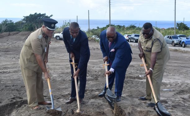 ST. KITTS-NEVIS GOVERNMENT BREAKS GROUND FOR $5 MILLION SANDY POINT POLICE STATION