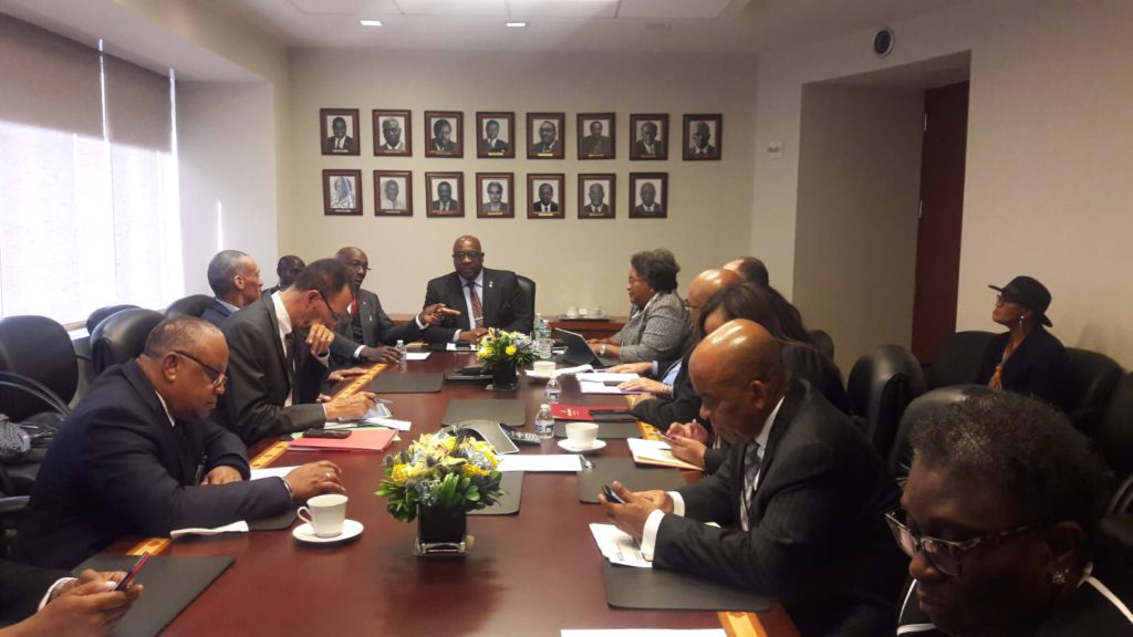 CARICOM DELEGATION TO THE UN, LED BY PRIME MINISTER HARRIS, ACTS AS A CRUCIAL GO-BETWEEN TO ADVANCE MEANINGFUL DIALOGUE AND DIPLOMACY ON VENEZUELA CRISIS