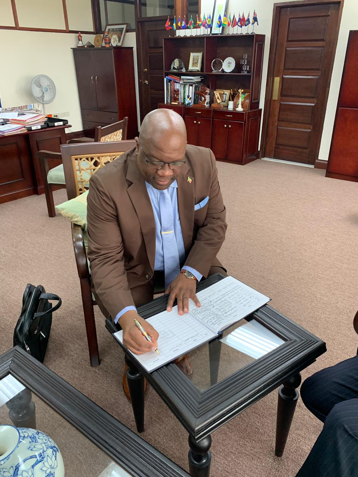 ST. KITTS AND NEVIS PRIME MINISTER IN GUYANA FOR HIGH-LEVEL CARICOM DISCUSSIONS