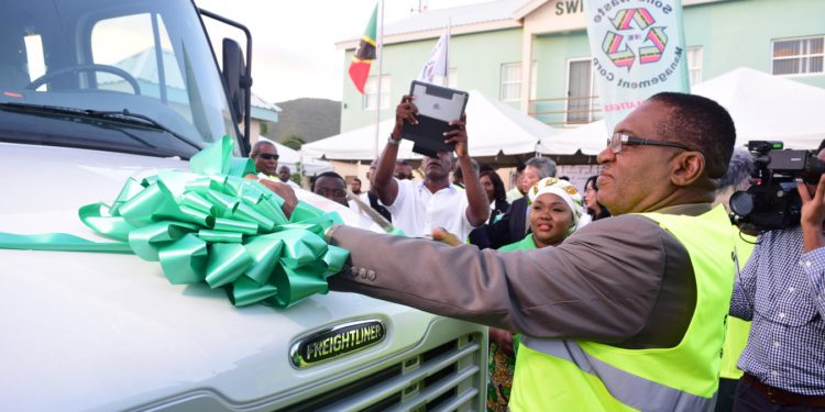 SOLID WASTE MANAGEMENT CORPORATION COMMISSIONS THREE NEW STATE-OF-THE-ART COMPACTOR GARBAGE TRUCKS