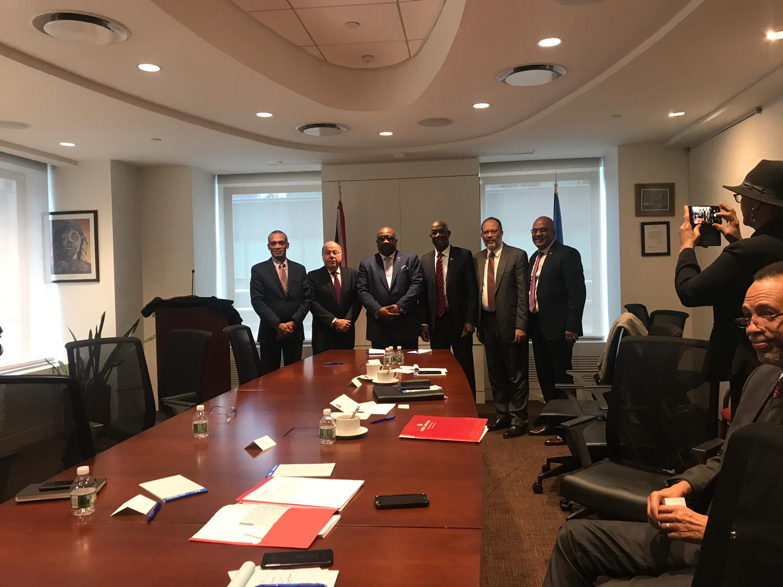 CHAIR OF CARICOM, PRIME MINISTER HARRIS, HOLDS SEVERAL HIGH-LEVEL MEETINGS ON VENEZUELAN CRISIS AT UNITED NATIONS