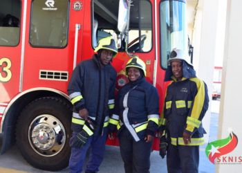 LOUISE CLARKE BECOMES FIRST FEMALE FIRE OFFICER LICENSED TO DRIVE A FIRE TRUCK IN ST. KITTS-NEVIS