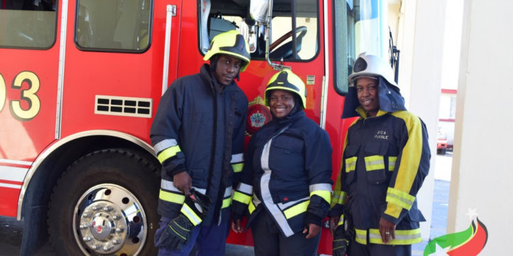 LOUISE CLARKE BECOMES FIRST FEMALE FIRE OFFICER LICENSED TO DRIVE A FIRE TRUCK IN ST. KITTS-NEVIS