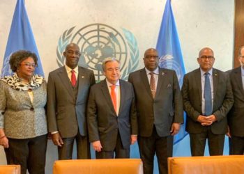 VISIT OF DELEGATION OF CARICOM MEMBER STATES TO THE UN SECRETARY-GENERAL