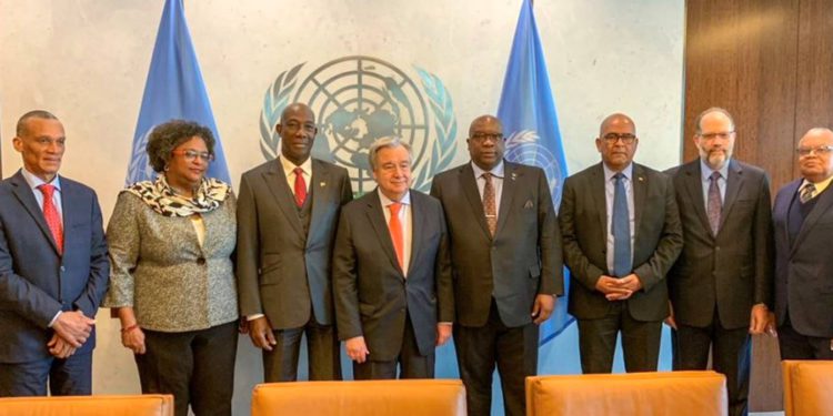 VISIT OF DELEGATION OF CARICOM MEMBER STATES TO THE UN SECRETARY-GENERAL