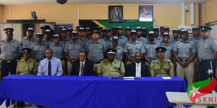 THIRTY-FOUR RECRUITS BEGIN JOURNEY TO BECOME POLICE OFFICERS IN ST. KITTS-NEVIS