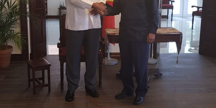 PRESS RELEASE FROM GOVERNMENT HOUSE RE: COURTESY CALL FROM H.E. DAVID ANDRE COMMISSIONG, HIGH COMMISSIONER OF BARBADOS TO ST. KITTS AND NEVIS