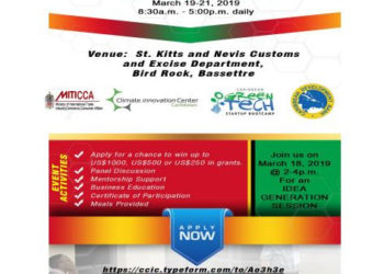 Caribbean Green Tech Boot Camp, 18 – 21 March 2019