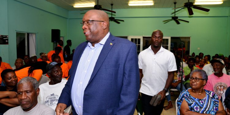 PRIME MINISTER HARRIS COMMENDS CITIZENS AND RESIDENTS FOR THEIR STAUNCH SUPPORT AT TOWN HALL MEETINGS