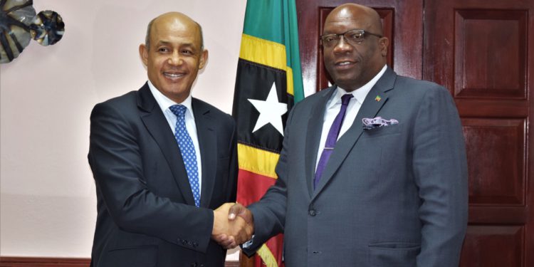 PRIME MINISTER HARRIS AND H.E. KADMIRI ADVANCE BILATERAL RELATIONS BETWEEN ST. KITTS AND NEVIS AND THE KINGDOM OF MOROCCO