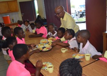 TYRELL WILLIAMS PRIMARY SCHOOL RECEIVES WELL-BALANCED BREAKFAST THANKS TO HON. LINDSAY GRANT