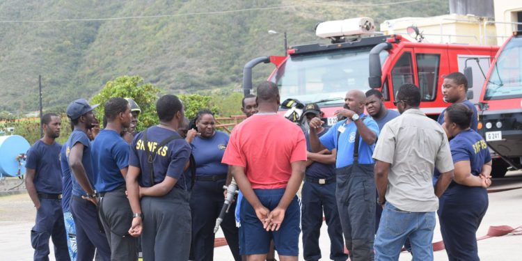 FORCE PERSONNEL OFFICER HIGHLIGHTS VALUE OF AIRCRAFT RESCUE AND FIREFIGHTING TRAINING AND COMMENDS PARTICIPANTS