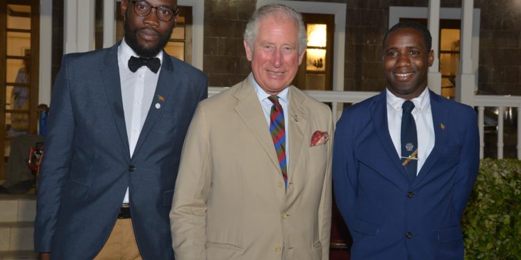 THE PRINCE OF WALES SALUTES YOUNG LEADERS FROM ST. KITTS AND NEVIS