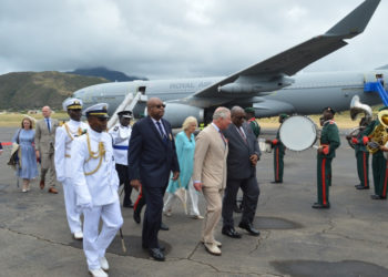 THEIR ROYAL HIGHNESSES THE PRINCE OF WALES AND THE DUCHESS OF CORNWALL WARMLY WELCOMED TO ST. KITTS AND NEVIS