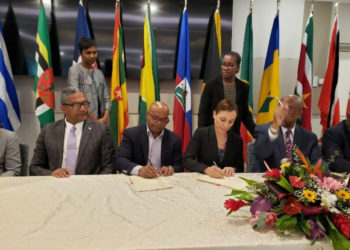 ST.KITTS AND NEVIS AMONG  NINE CARIBBEAN COUNTRIES WHICH HAVE SIGNED AN AGREEMENT TO PRESERVE EXISTING PREFERENTIAL TRADE TERMS BETWEEN THEIR COUNTRIES AND THE UNITED KINGDOM IN APOST-BREXIT ERA