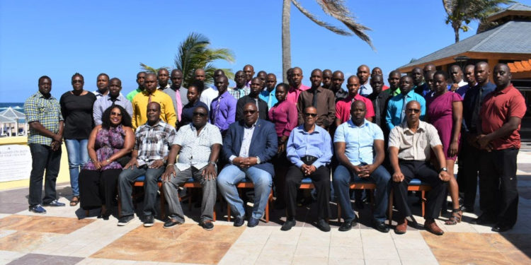 PM HARRIS SHOWS APPRECIATION TO POLICE RECRUITS WITH A SPECIAL EASTER MONDAY LUNCHEON