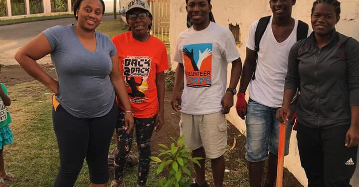 VOLUNTEER CORPS RECEIVES GARDENING TOOLS FROM TDC