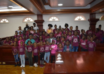 PRIME MINISTER HARRIS GREETS AND INSPIRES VISITING STUDENTS FROM THE SISTER ISLAND OF NEVIS