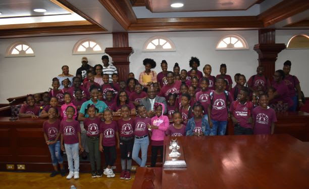 PRIME MINISTER HARRIS GREETS AND INSPIRES VISITING STUDENTS FROM THE SISTER ISLAND OF NEVIS