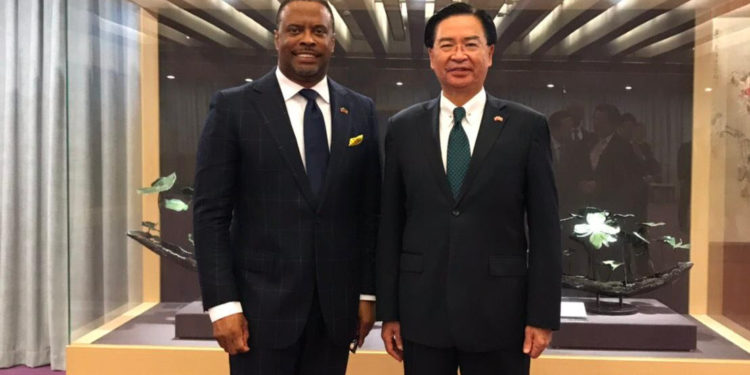 Foreign Minister Brantley meets with his Taiwanese Counterpart