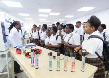 HIGH SCHOOL STUDENTS EDUCATED ON CAREERS IN FORENSIC SCIENCE AND CRIME SCENE INVESTIGATION