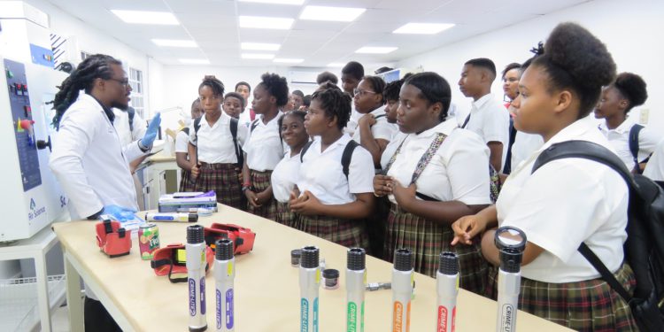 HIGH SCHOOL STUDENTS EDUCATED ON CAREERS IN FORENSIC SCIENCE AND CRIME SCENE INVESTIGATION